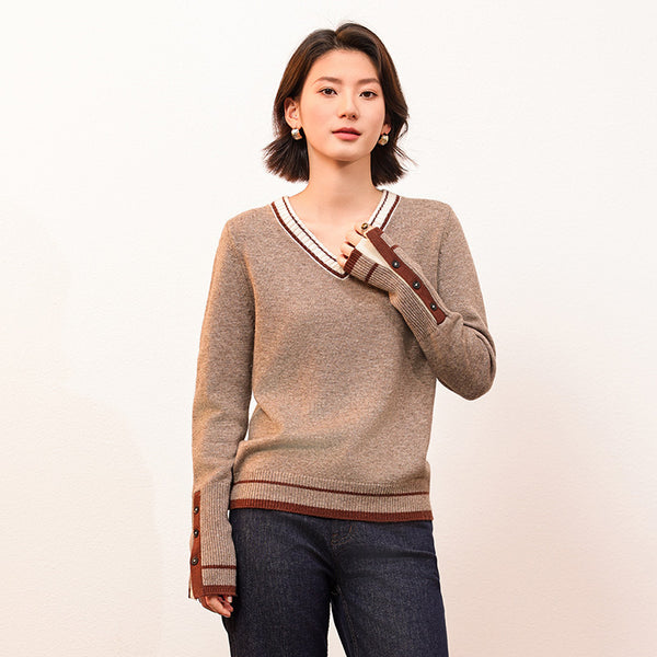 Heritage Collection Women's V Neck Color Pullover